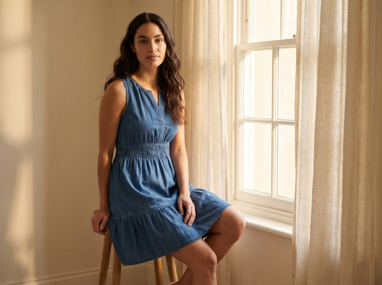 Elegra denim editorial
